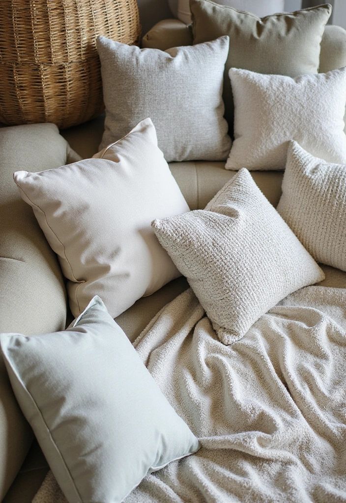 Accent cushions bringing softness and character to everyday interiors