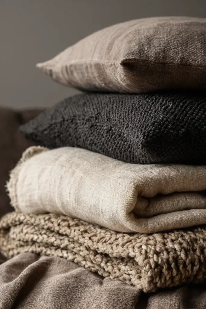 Soft throws styled for relaxed everyday spaces