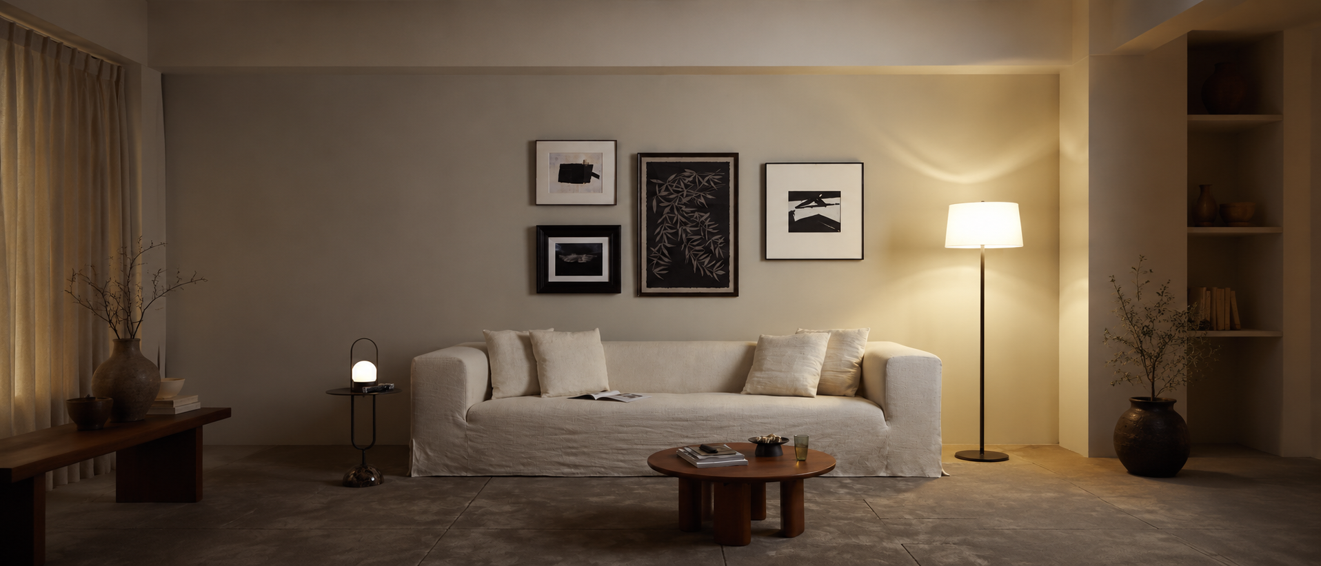 Soft throws and cushions styled for comfortable everyday spaces