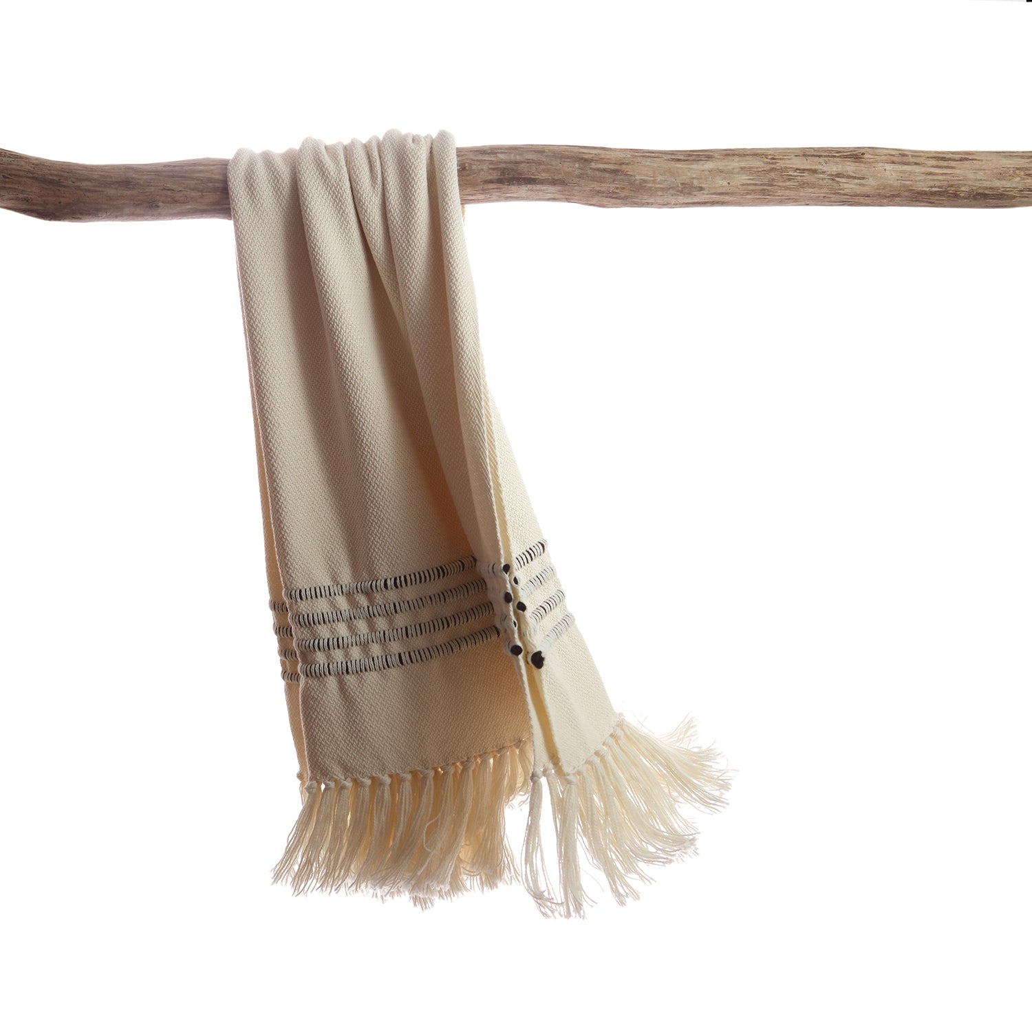 Striped Wool Decorative Throw Blanket - Image 7