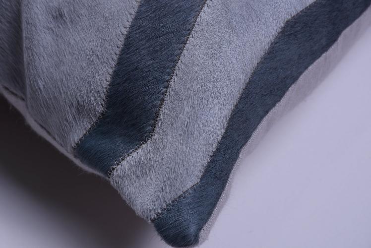 Hide Herringbone Accent Pillow - Image 8