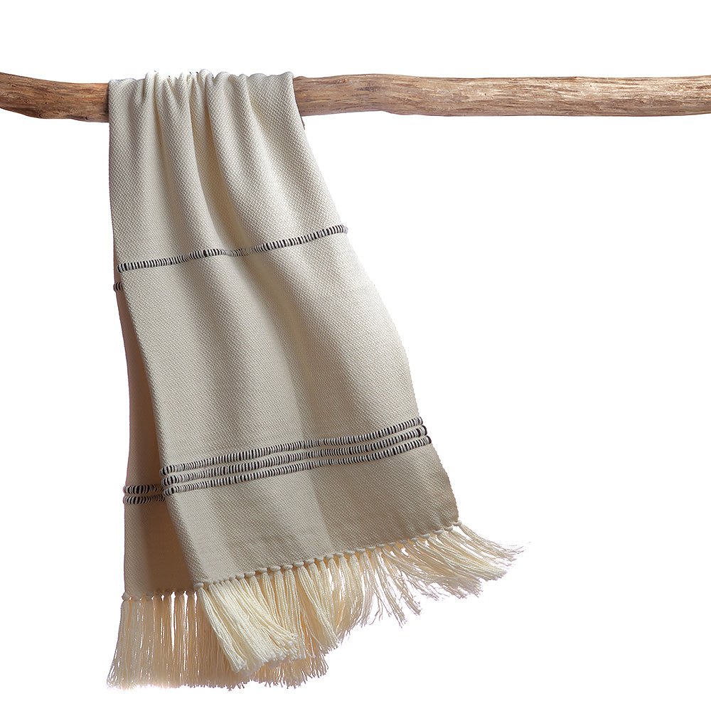 Striped Wool Decorative Throw Blanket - Image 8