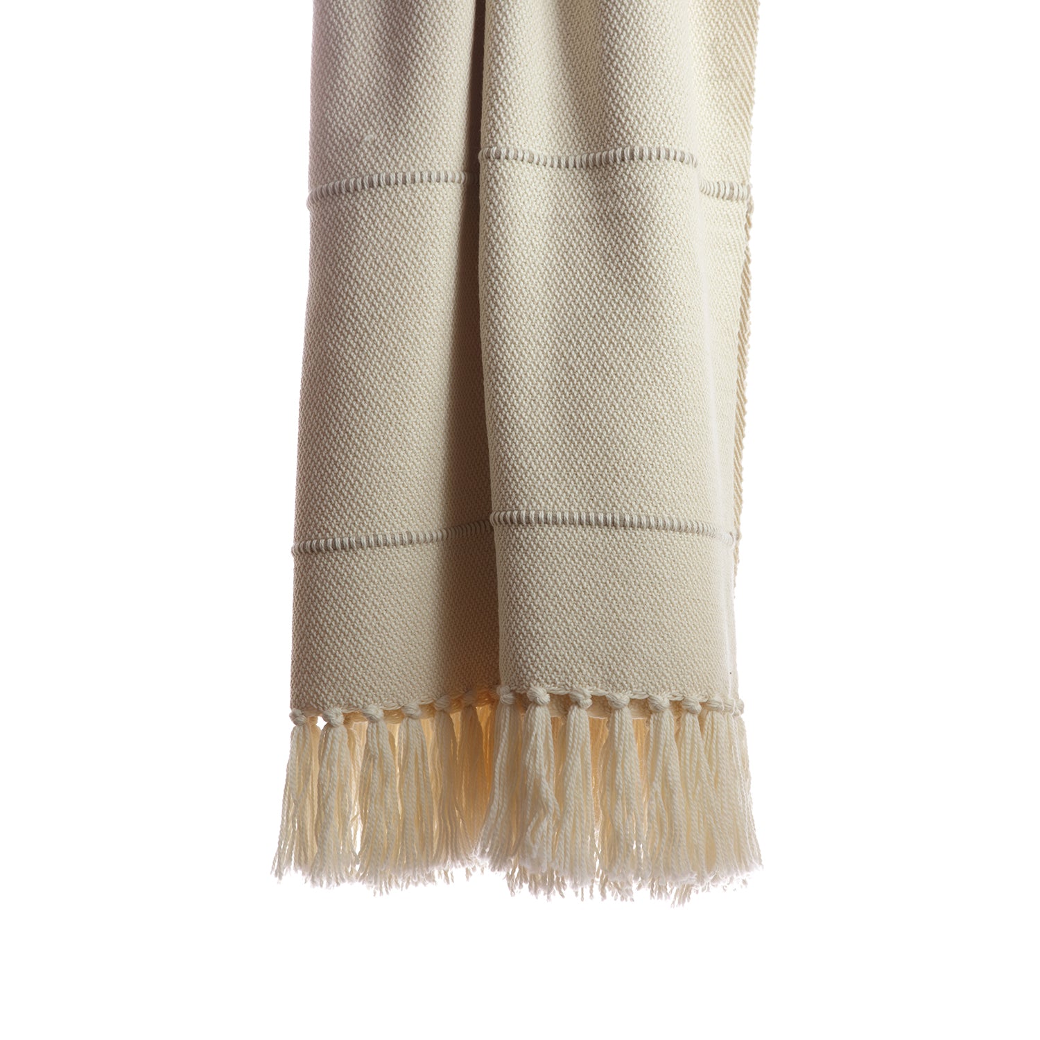 Grey Multicolor Stripe Throw Blanket
