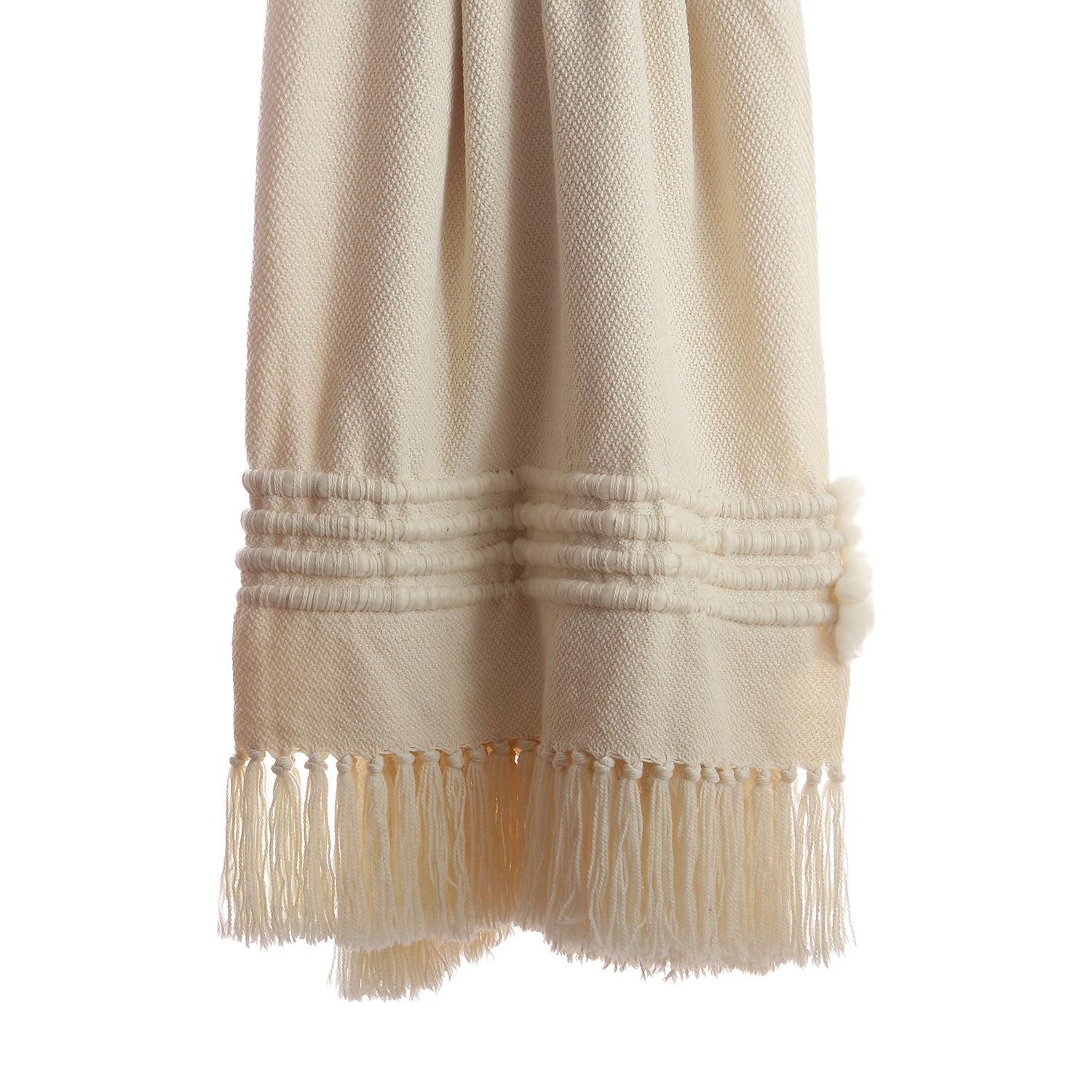 Striped Wool Decorative Throw Blanket - Image 11