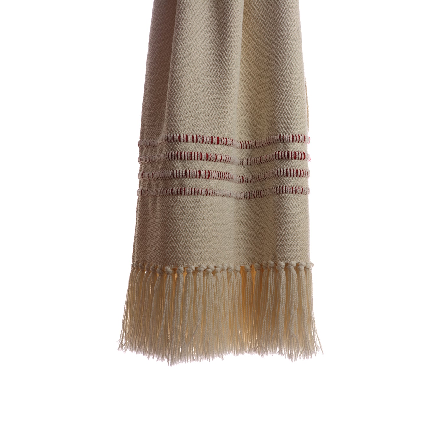 Striped Wool Decorative Throw Blanket - Image 3