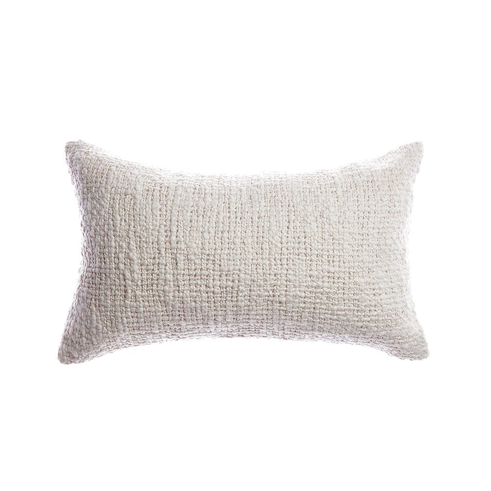 Rustic Organic Cotton Cable Knit Pillow - Image 4