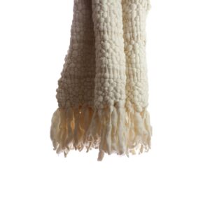 Merino Wool Knotted Throw Blanket