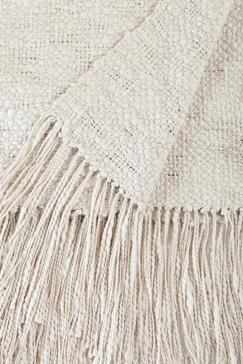 Rustic Organic Cotton Throw Blanket - Image 2