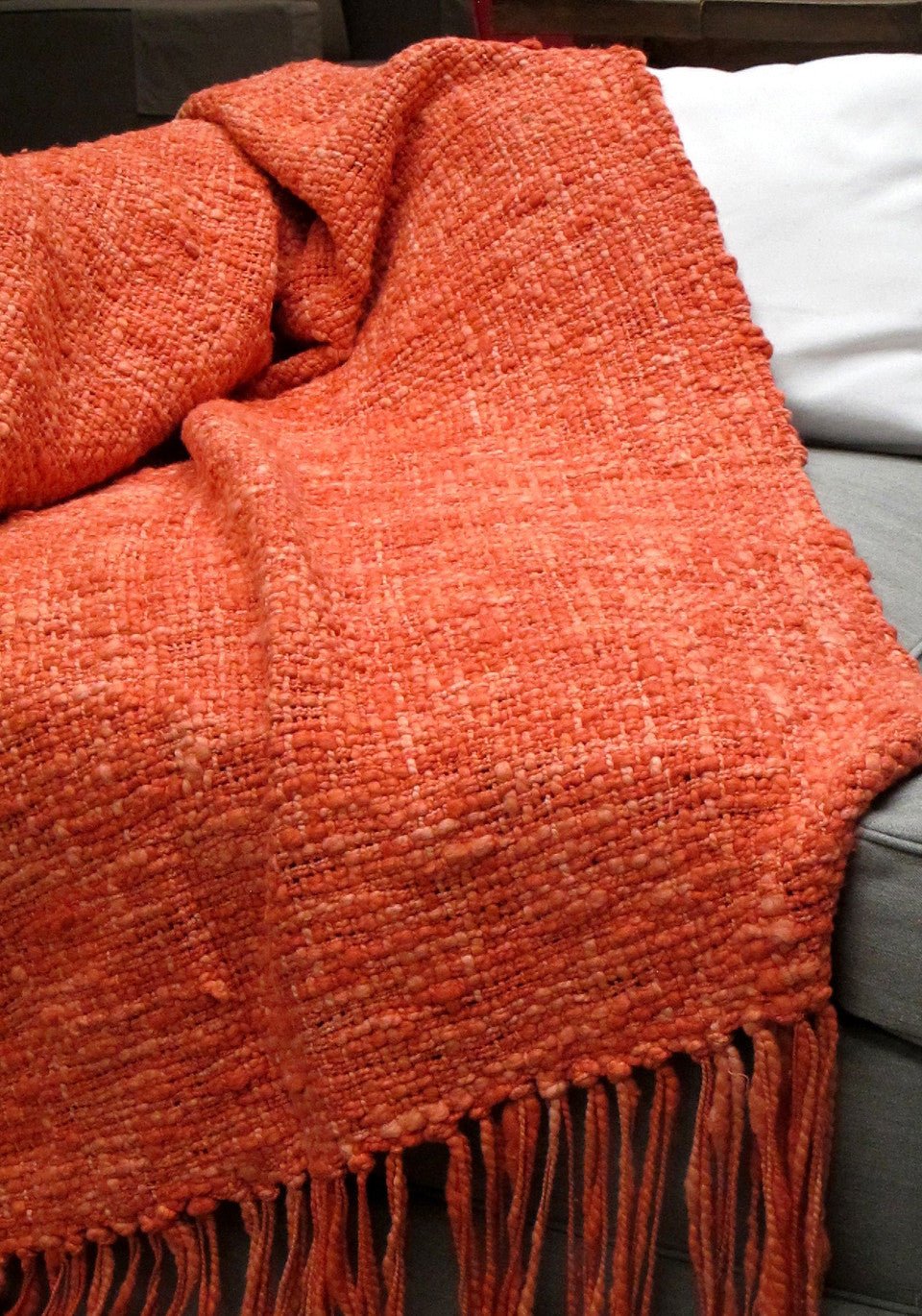 Rustic Organic Cotton Throw Blanket - Image 7